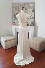 Créatrice de robe de mariée Toulouse Sylvie Mispouillé Dos en dentelle
