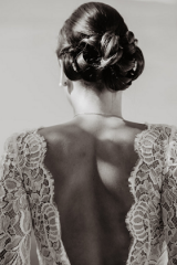 Créatrice de robe de mariée Toulouse Sylvie Mispouillé Dos en dentelle