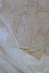 Création et croquis de robes de mariée Sylvie Mispouillé