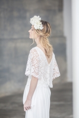 Robe de mariée création sur mesure sylvie Mispouillé