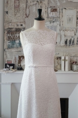 Robe de mariée à emmanchures américaines Sylvie Mispouillé