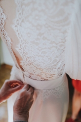 Robe de mariée Dentelles Atelier Sylvie Mispouillé