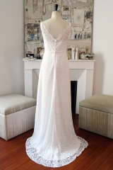 Robe de mariée en dentelle Atelier Sylvie Mispouillé