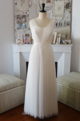 Robe de mariée Tulle de soie Sylvie Mispouillé