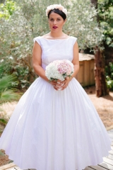 Robe de mariée année 50 Sylvie Mispouillé