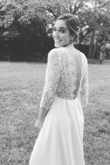 Robe de mariée intemporelle Dos en dentelle