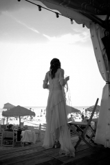 Robe de mariée mariage robe en soie Atelier Sylvie Mispouillé