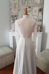 Créatrice de robe de mariée Toulouse Sylvie Mispouillé Dos en dentelle