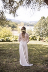 Créatrice de robe de mariée Toulouse Sylvie Mispouillé Dos en dentelle