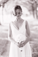Robe de mariée en crêpe de soie